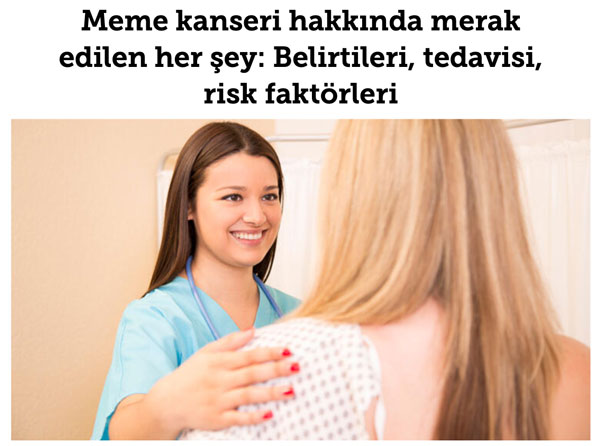 Meme Kanseri Hakkında Merak Edilen Herşey